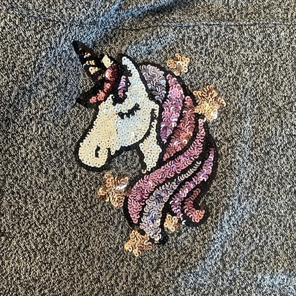 Bundle (2) Rumi+Ryder Unicorn & Heart Sequence Long Sleeve Shirt - Size 6-7 - Picture 4 of 13